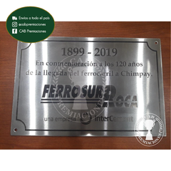 Placa de acero inoxidable