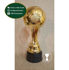 Trofeo copa pelota plástica en base plástica