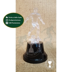 Trofeo Souvenir fútbol pequeño transparente en BN - comprar online