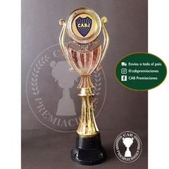 Trofeo Souvenir Club Atlético Boca Juniors c/col baja en BN