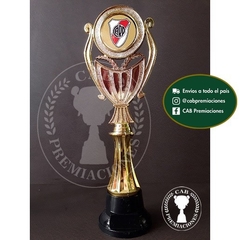 Trofeo Souvenir Club Atlético River Plate c/col baja en BN