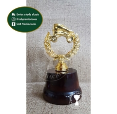 Trofeo Souvenir patín artístico en base de madera