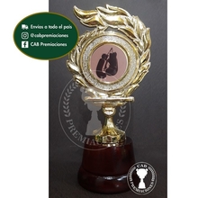 Trofeo Souvenir Boxeo Kick Boxing en base de madera - comprar online