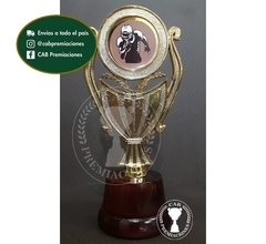 Trofeo Souvenir fútbol americano en base de madera