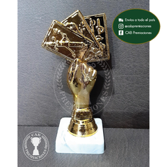 Trofeo souvenir truco mano cartas españolas - BB