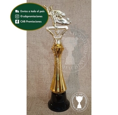 Trofeo Souvenir judo 2D artes marciales c/col alta en BN