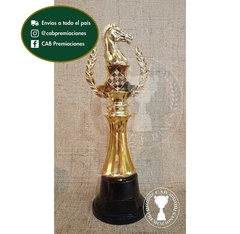 Trofeo Souvenir ajedrez c/col baja en BN