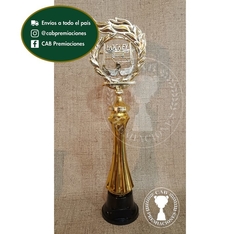 Trofeo Souvenir hockey laurel c/col alta en BN