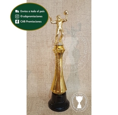 Trofeo Souvenir voley pequeño c/col alta en BN