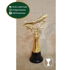 Trofeo Souvenir pesca laurel c/col baja en BN