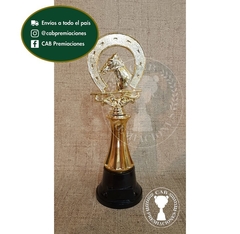 Trofeo Souvenir equitación c/col baja en BN