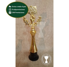 Trofeo Souvenir truco laurel cartas españolas c/col alta en BN