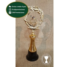 Trofeo Souvenir tejo laurel c/col baja en BN