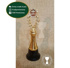 Trofeo Souvenir honor al mérito laurel standard c/col baja en BN