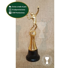 Trofeo Souvenir padel pequeño paddle c/col baja en BN