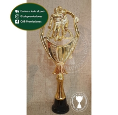 Trofeo Souvenir fútbol alto c/col baja en BN