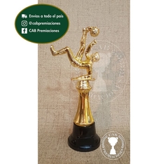 Trofeo Souvenir fútbol goleador c/col baja en BN