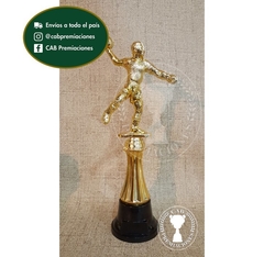 Trofeo Souvenir handball jugador handbol c/col baja en BN