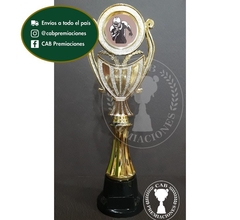 Trofeo Souvenir fútbol americano c/col baja en BN