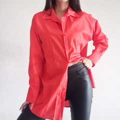 Camisa oversize poplin - tienda online