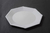 Plato para comida ocotogonal 22cm x10 unidades - DESCARTABLES BLANCO