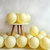 Globo latex macaron amarillo pastel x25 unidades - 10 pulgadas