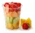 Pote Para Ensalada De Fruta 1/2kg Descartable Con Tapa (liso)