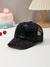 gorra con lentejuela - negra