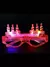 Anteojos lentes led luminosas con forma de velas - comprar online