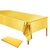 MANTEL METALIZADO Dorado GRANDE (1.37x2.74 metros ) -