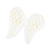 Alas de angel blanca con brillo - comprar online