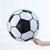 GLOBO PELOTA 18" NEGRO BLANCO