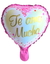 Globo Corazón 10" 25cm Te Quiero Te Amo rosa - comprar online