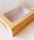 Pack 15 Cajas Ocre con visor superior (23,5x16x10 cm