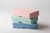 Caja multiuso reversible lavanda/blanca (24x15x5 cm) - comprar online