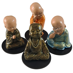 Figura de Yeso Buda Bebe Para Decorar