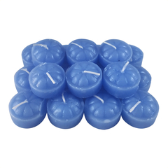 Velas de Noche sin aroma para hornito - Azul claro - comprar online