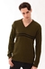 Sweater Escote en V con rayas (Art 540) en internet