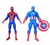Spiderman y Capitan America 25cm - (54004) - Juguetería Juguettos