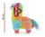 Llama multicolor con luz peluche 22 cm-phiphi (8037) - comprar online