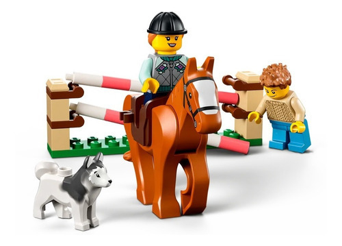 Lego original city transporte caballo x196 60327