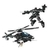 bloques cogo army action helicoptero y transformers 377 piezas (3363) - comprar online