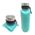 Botella de silicona Aguamarina con tapa de metal - (CK280) - comprar online
