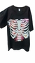 Disfraz MPQ Remera Negra Esqueleto Halloween (017729) (017704) (017717) - comprar online