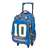 Mochila con carro filgo starpak futbol azul 18' - (009541) en internet