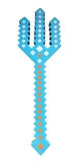 Tridente Minecraft Goma Eva (014344)