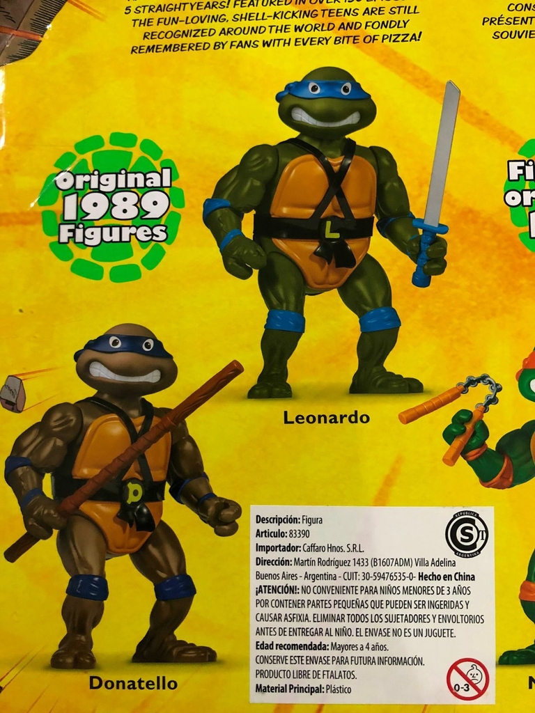 Tortugas Ninja Figura Leonardo - Juguettos