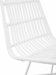 Silla Nairobi Rattan Blanca en internet