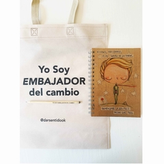 EcoKit Artistas con Sentido Cuaderno +Bolsa + Lápiz Plantable - Dar Sentido