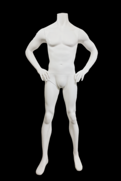 Hombre HEADLESS Blanco HJ-117